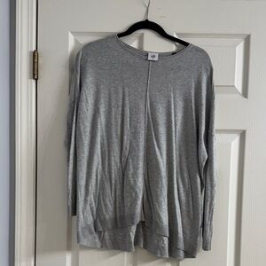 CAbi Heather Gray lightweight sweater